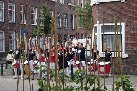 Opening buurtontmoetingsplek De Drie Straatjes Rotterdam 2017